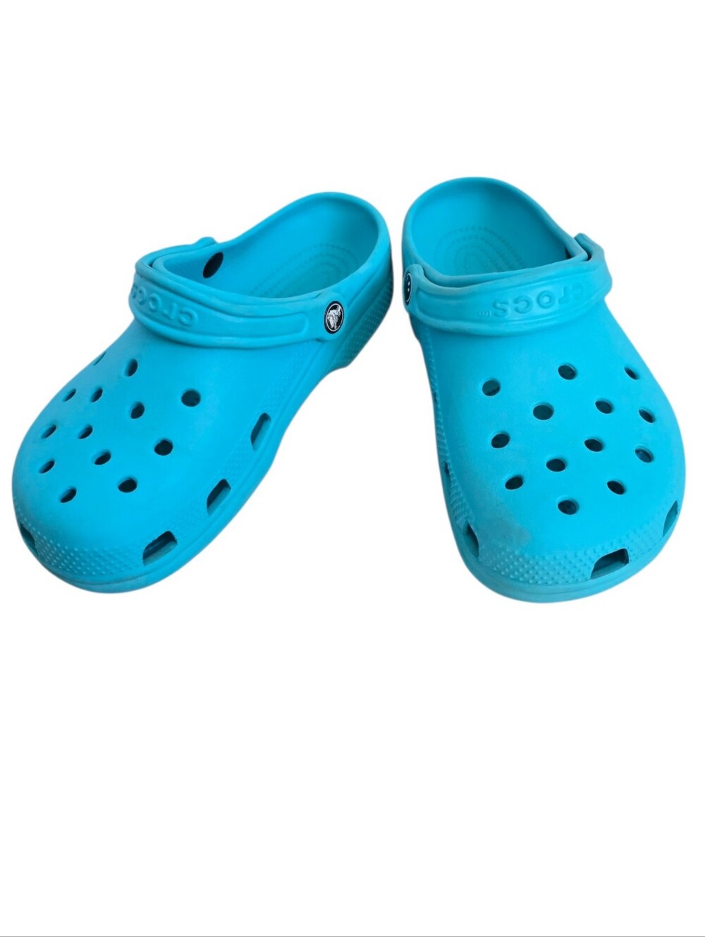 Crocs Classic Trubo Teal Clog Size M6 W8 - Picture 5 of 7